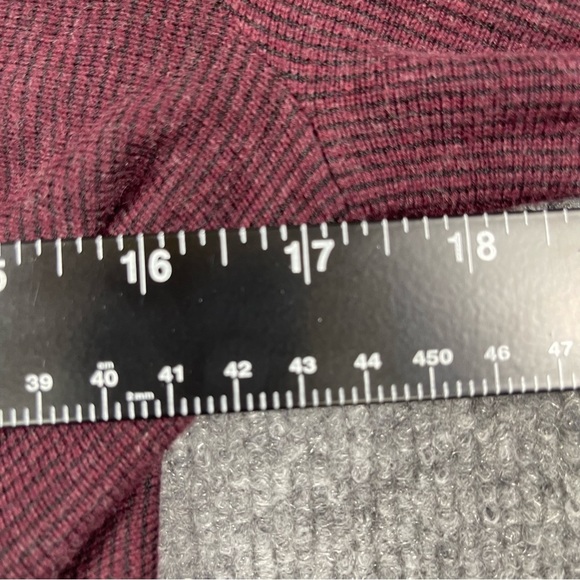 J. Jill Sweater Womens XL Red Ribbed Tunic Length Tie Front PureJill Lightweight - Picture 5 of 9